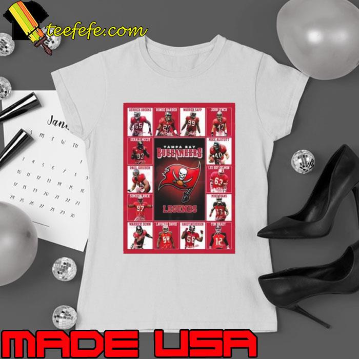 Tampa Bay Buccaneers Legends Players 2023 Signatures shirt