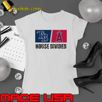 Tampa Bay Rays vs Los Angeles Angels House Divided Shirt