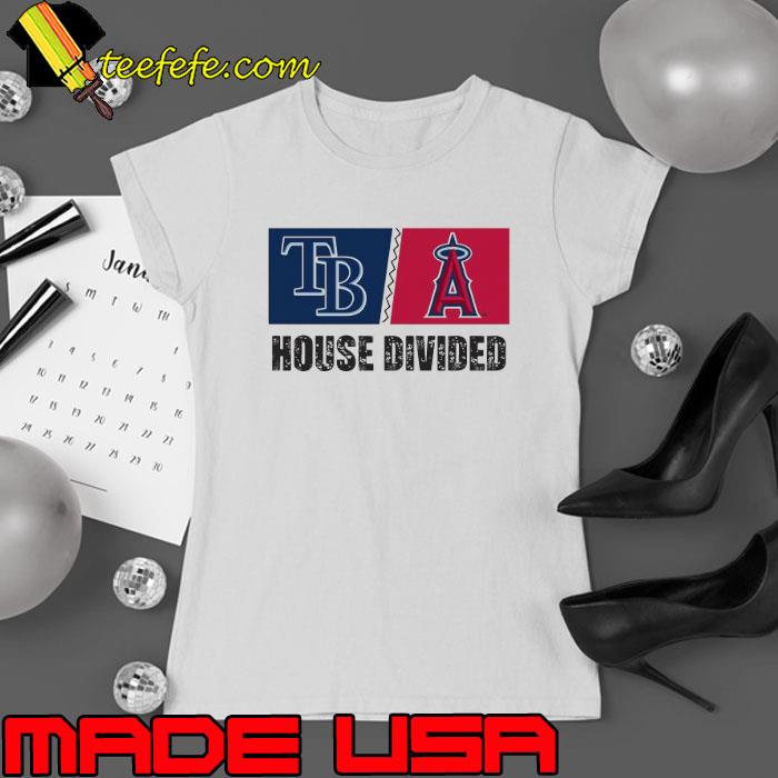 Tampa Bay Rays vs Los Angeles Angels House Divided Shirt