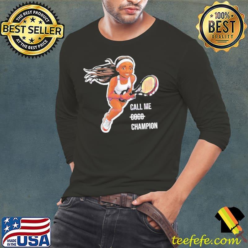 Tennis Coco Gauff Call Me Coco Champion s Long Sleeve Tee Tennis Coco Gauff Call Me Coco Champion s Long Sleeve Tee
