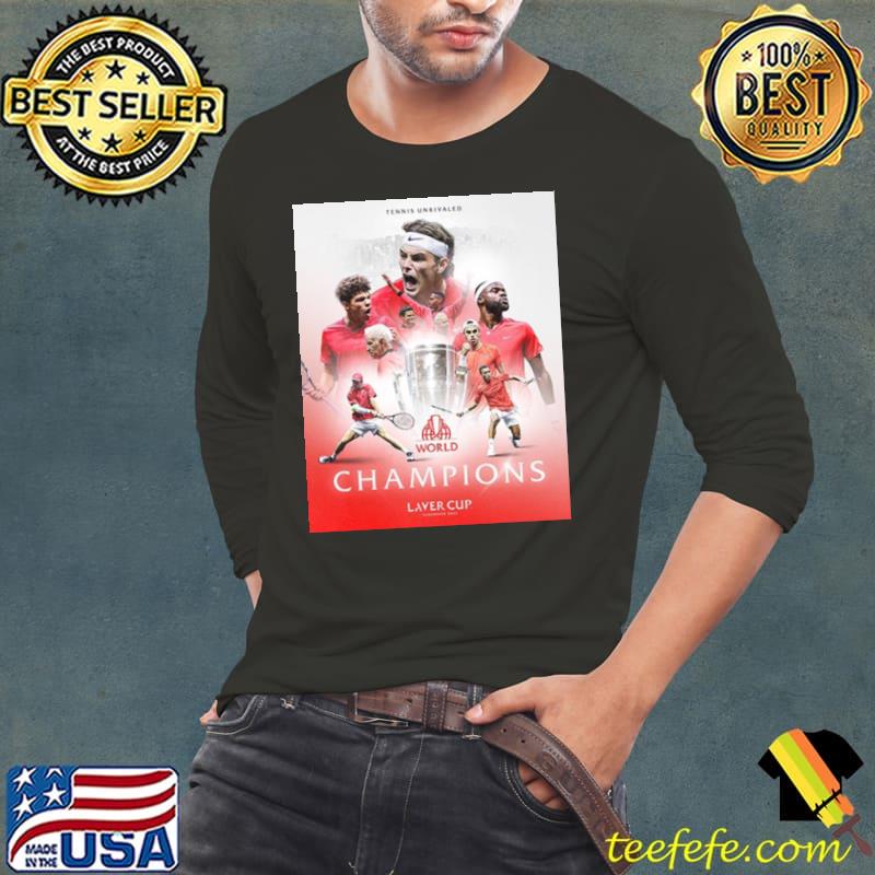 Tennis Unrivaled Laver Cup Vancouver 2023 World Champions Shirt Long Sleeve Tee Tennis Unrivaled Laver Cup Vancouver 2023 World Champions Shirt Long Sleeve Tee