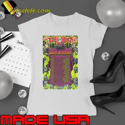 Terrorreid Fall Tour Sep & Oct 2023 Poster shirt