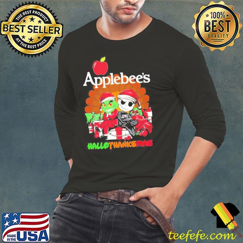 The Grinch Applebee’s Hallothanksmas 2023 Shirt Long Sleeve Tee The Grinch Applebee’s Hallothanksmas 2023 Shirt Long Sleeve Tee