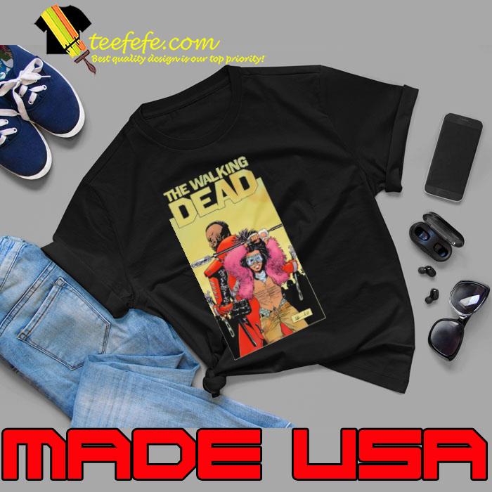 The Walking Dead Princess and Mercer comic shirt