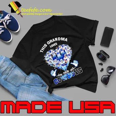 This Grandma Loves Dallas Cowboys Heart Players shirt