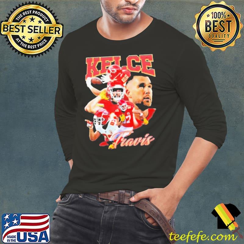 Travis Kelce Vintage Retro Classic Kansas City Chiefs Gift For Fan Shirt Long Sleeve Tee Travis Kelce Vintage Retro Classic Kansas City Chiefs Gift For Fan Shirt Long Sleeve Tee