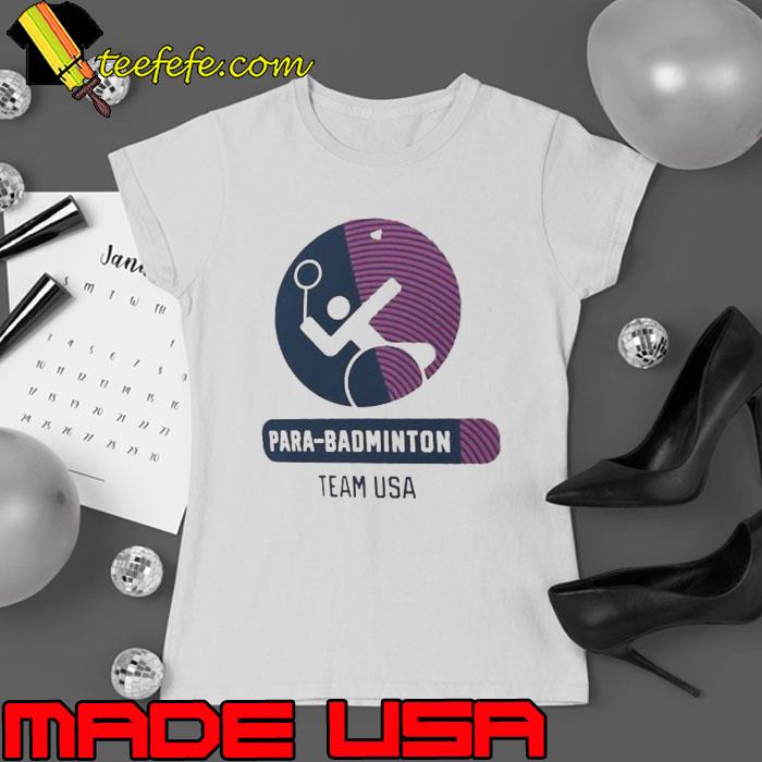 US Paralympic Badminton Radiating Victory Shirt US Paralympic Badminton Radiating Victory Shirt