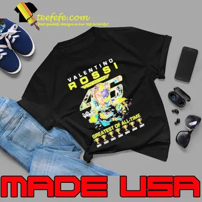 Valentino Rossi the doctor greatest of all time 2001-2009 signature shirt