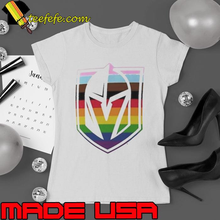 Vegas Golden Knights Team Pride Logo 2023 Shirt Ladies tee Vegas Golden Knights Team Pride Logo 2023 Shirt Ladies tee