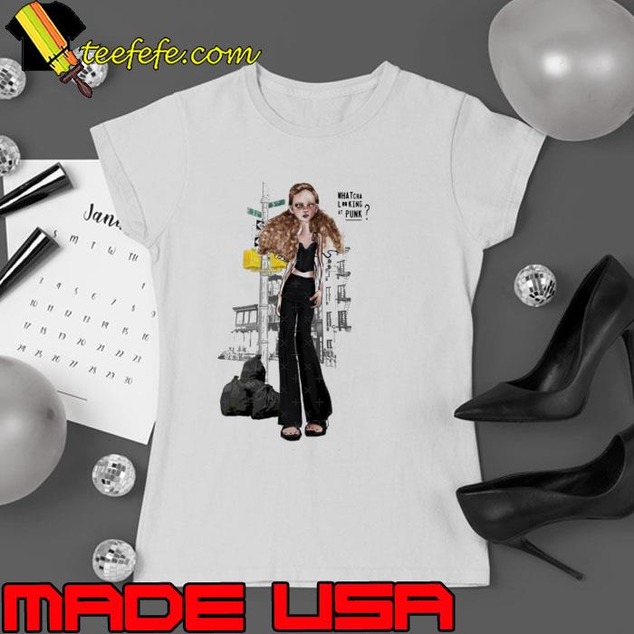 Whatcha Looking At Punk Gotham Girl New York Shirt