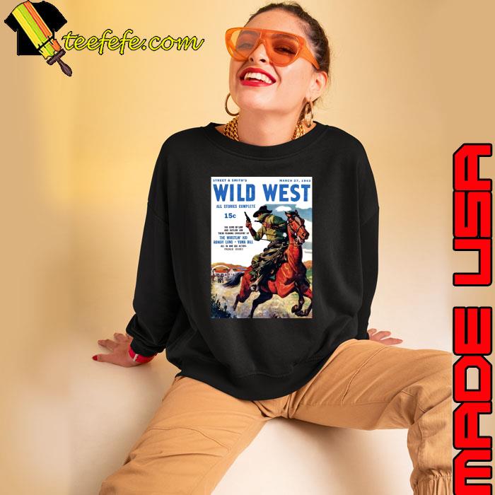 Wild West Magazine Cover October 1943 Poster T-Shirt
