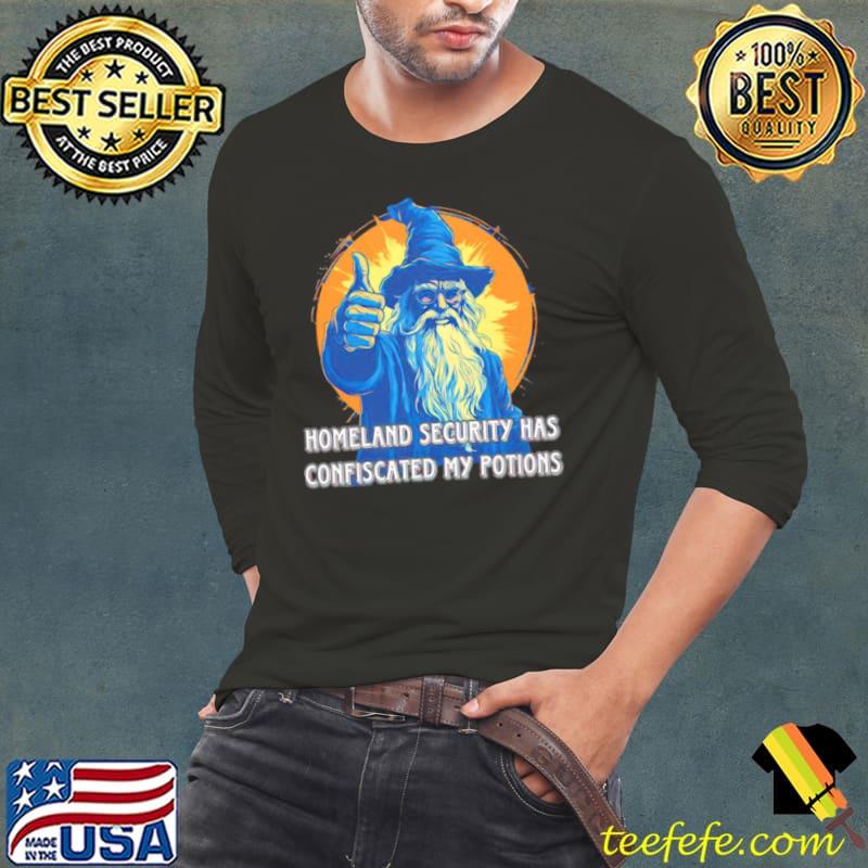 Wizard homeland security has confiscated my potions shirt