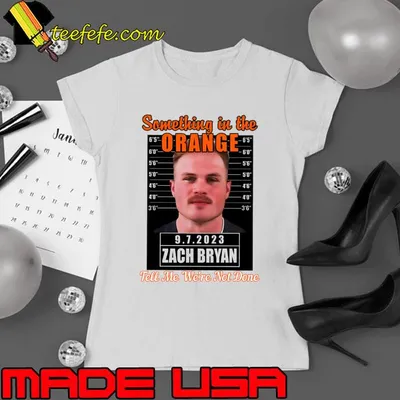 Zach Bryan Mugshot Something in the Orange Tell Me We're Not Done T-Shirt