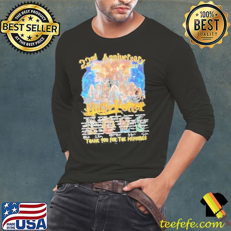 22nd anniversary 2001-2023 Harry Potter thank you for the memories s Long Sleeve Tee 22nd anniversary 2001-2023 Harry Potter thank you for the memories s Long Sleeve Tee