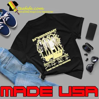 54th anniversary thin lizzy 1969-2023 thank you for the memories shirt