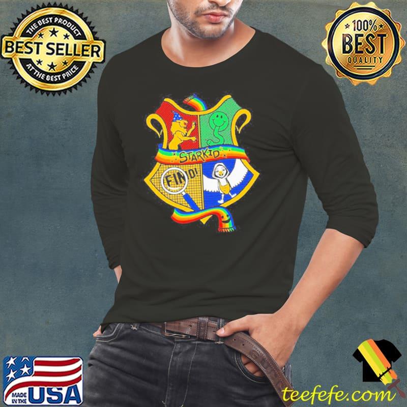 A Very Potter Musical Starkid 4-House Crest Shirt Long Sleeve Tee A Very Potter Musical Starkid 4-House Crest Shirt Long Sleeve Tee