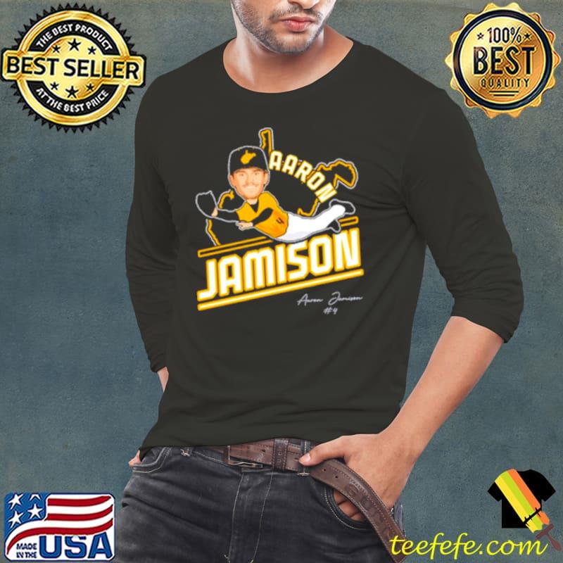 Aaron Jamison West Virginia University cartoon 2023 shirt