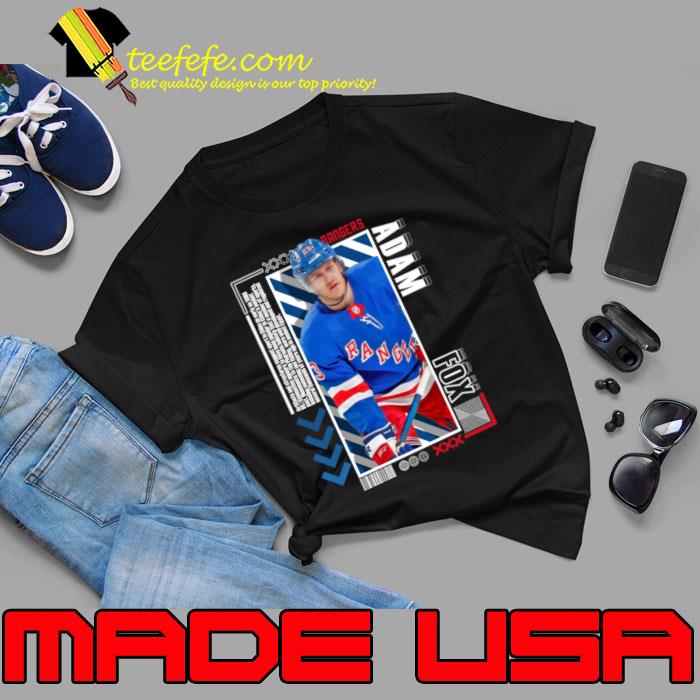Adam Fox Hockey American professional ice hockey defenseman Rangers T-Shirt Unisex Adam Fox Hockey American professional ice hockey defenseman Rangers T-Shirt Unisex