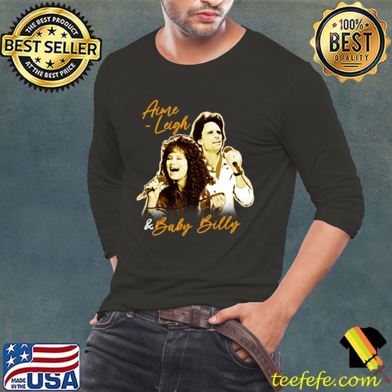 Aime Leigh And baby Billy Misbehavin Singing The Righteous T-Shirt Long Sleeve Tee Aime Leigh And baby Billy Misbehavin Singing The Righteous T-Shirt Long Sleeve Tee