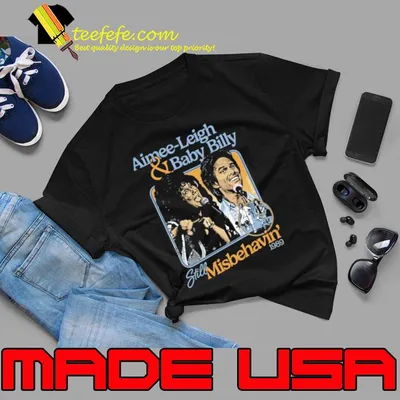 Aimee-Leigh And baby Billy Righteous Gemstones Still Misbehavin Tour 1989 Retro T-Shirt