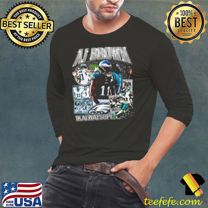 AJ Brown 1k Always Open Philadelphia Eagles Vintage 2023 Shirt Long Sleeve Tee AJ Brown 1k Always Open Philadelphia Eagles Vintage 2023 Shirt Long Sleeve Tee