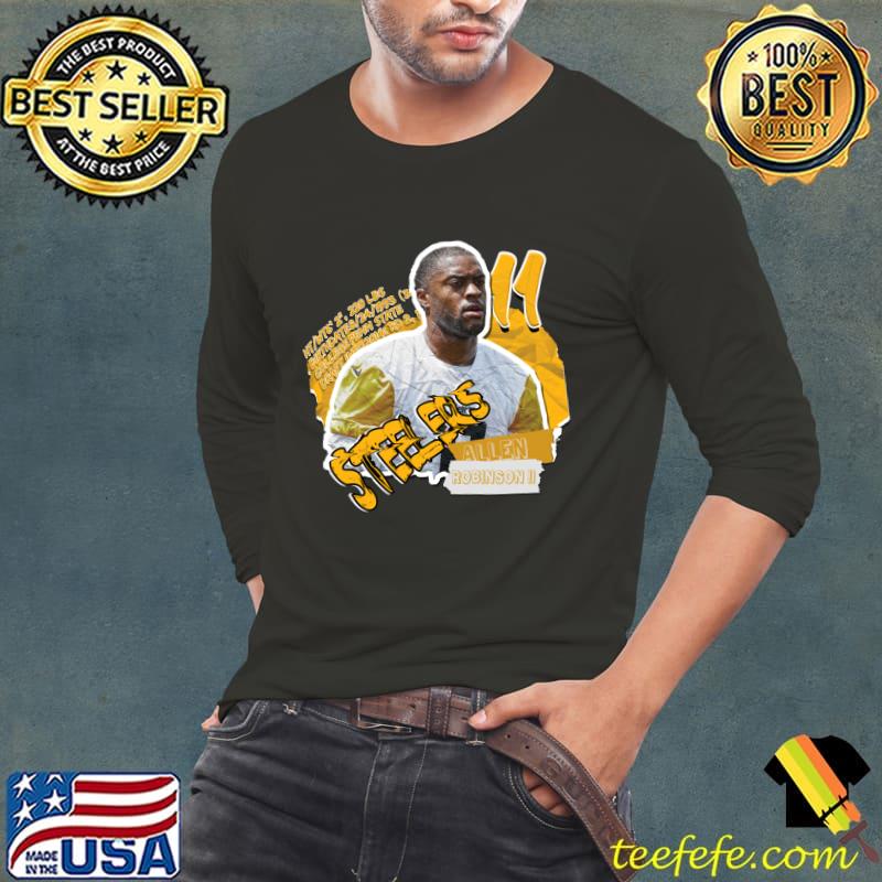 Allen Robinson II American football wide receiver for the Pittsburgh Steelers T-Shirt Long Sleeve Tee Allen Robinson II American football wide receiver for the Pittsburgh Steelers T-Shirt Long Sleeve Tee