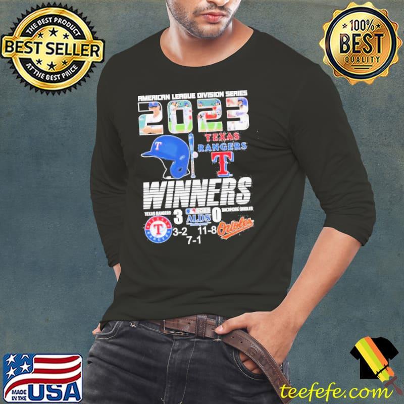 American league Division series Texas rangers winners Texas rangers baltimore orioles 2023 alcs Shirt Long Sleeve Tee American league Division series Texas rangers winners Texas rangers baltimore orioles 2023 alcs Shirt Long Sleeve Tee