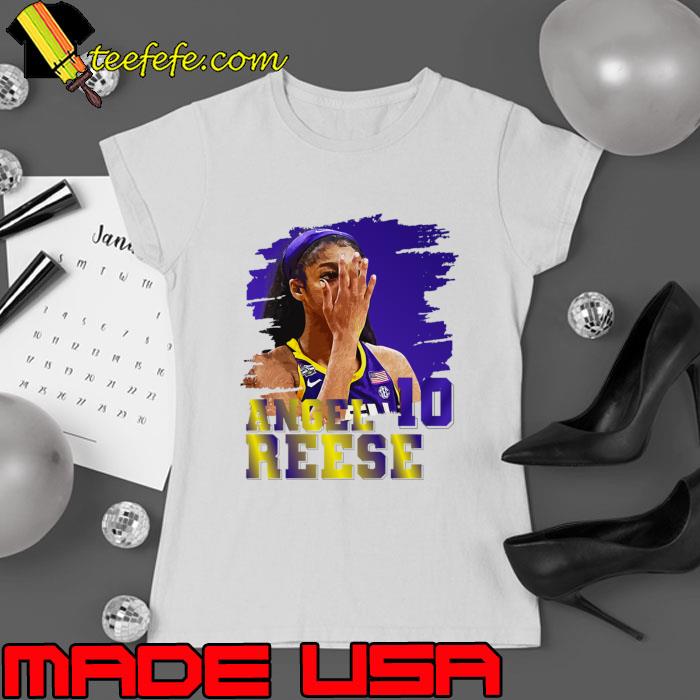 Angel Reese American college basketball player for the LSU Tigers T-Shirt Ladies tee Angel Reese American college basketball player for the LSU Tigers T-Shirt Ladies tee