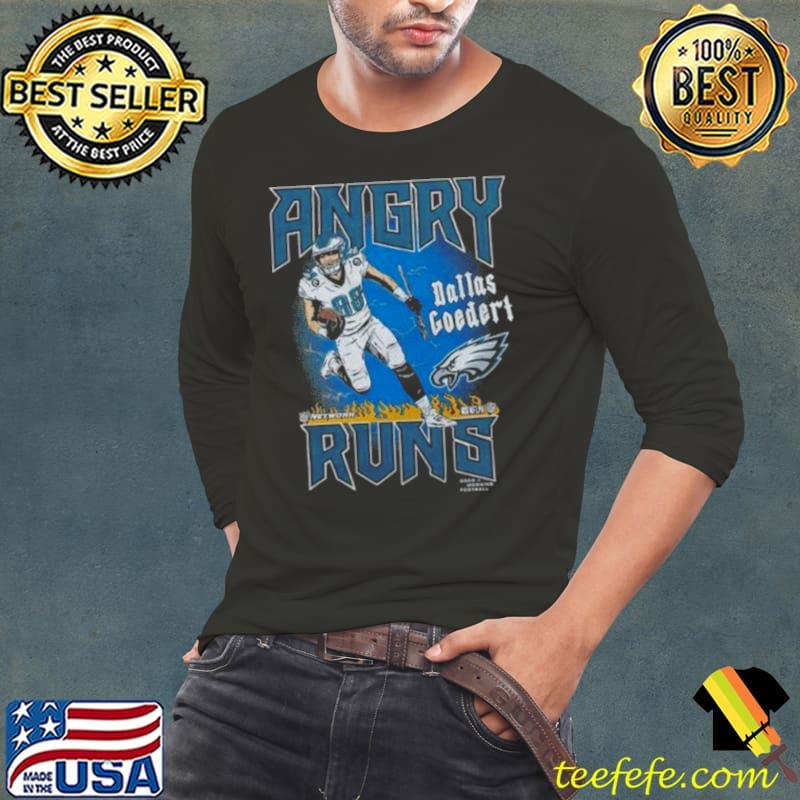 Angry Runs Eagles Dallas Goedert s Long Sleeve Tee Angry Runs Eagles Dallas Goedert s Long Sleeve Tee