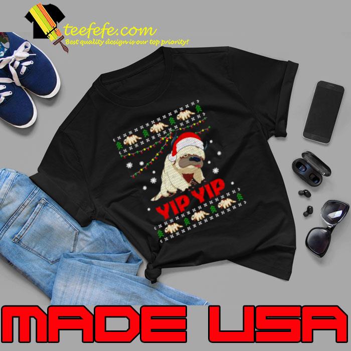 Appa Sky Bison Yip Yip Christmas shirt