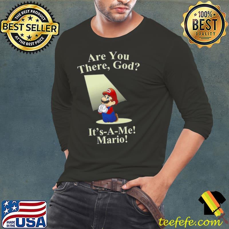 Are You There God Mario Shirt Long Sleeve Tee Are You There God Mario Shirt Long Sleeve Tee