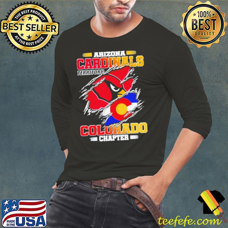 Arizona Cardinals Territory Colorado Chapter Shirt Long Sleeve Tee Arizona Cardinals Territory Colorado Chapter Shirt Long Sleeve Tee