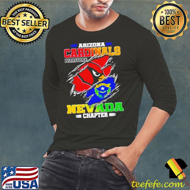 Arizona Cardinals Territory Nevada Chapter Shirt Long Sleeve Tee Arizona Cardinals Territory Nevada Chapter Shirt Long Sleeve Tee