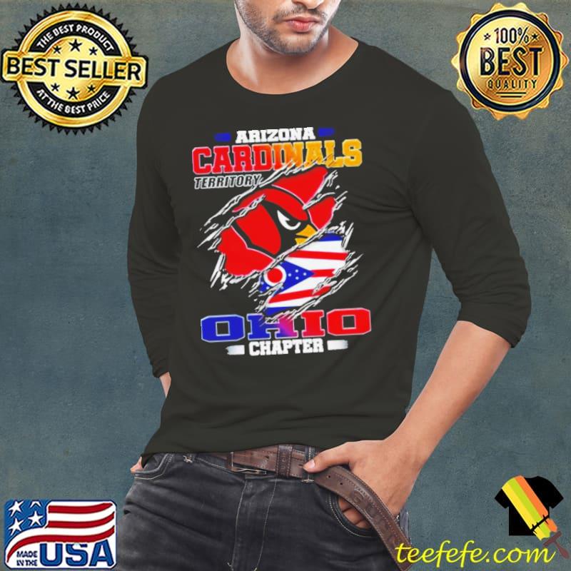 Arizona Cardinals Territory Ohio Chapter Shirt Long Sleeve Tee Arizona Cardinals Territory Ohio Chapter Shirt Long Sleeve Tee