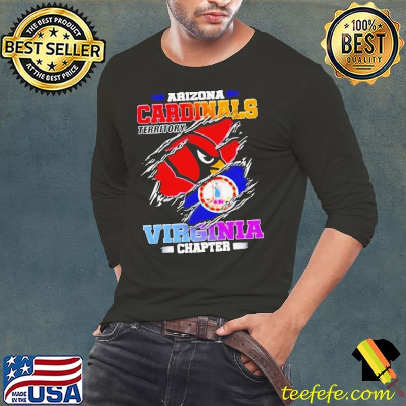 Arizona Cardinals Territory Virginia Chapter Shirt Long Sleeve Tee Arizona Cardinals Territory Virginia Chapter Shirt Long Sleeve Tee