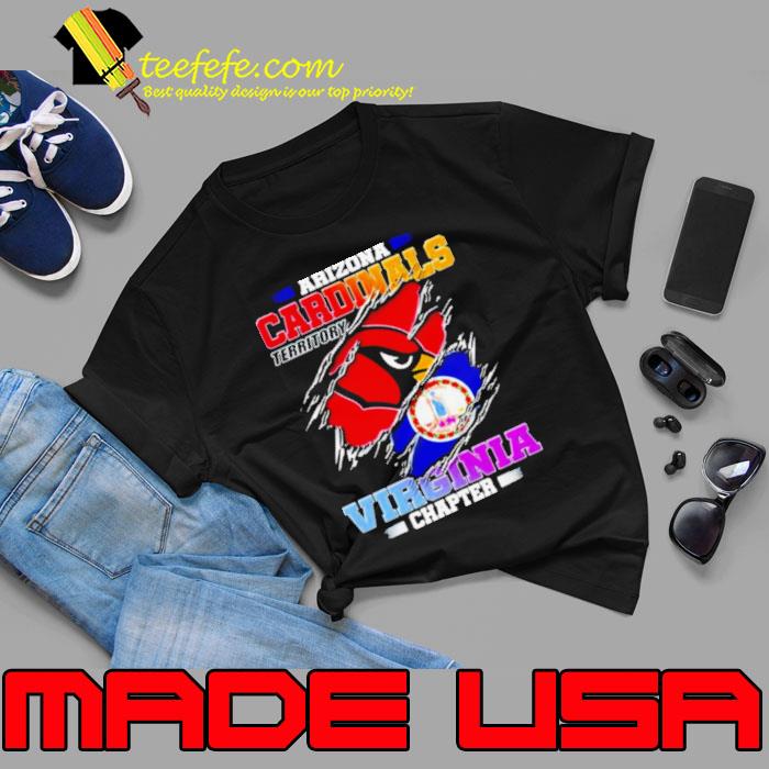 Arizona Cardinals Territory Virginia Chapter Shirt Arizona Cardinals Territory Virginia Chapter Shirt