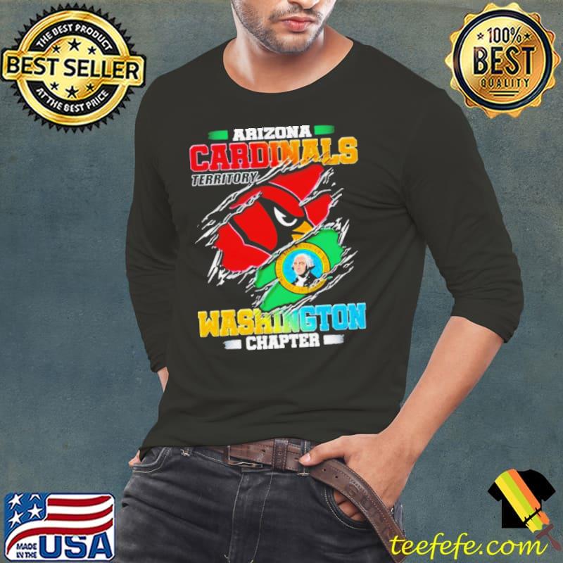 Arizona Cardinals Territory Washington Chapter Shirt Long Sleeve Tee Arizona Cardinals Territory Washington Chapter Shirt Long Sleeve Tee