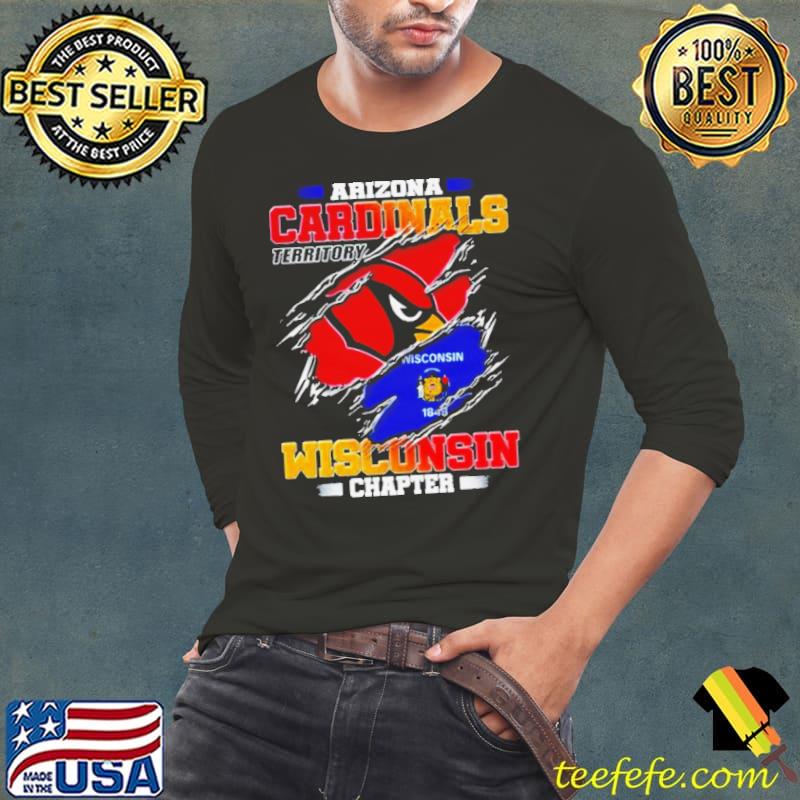 Arizona Cardinals Territory Wisconsin Chapter Shirt Long Sleeve Tee Arizona Cardinals Territory Wisconsin Chapter Shirt Long Sleeve Tee