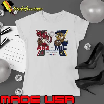 Arizona Diamondbacks vs Milwaukee Brewers Mascot National League Wild Card 2023 Shirt