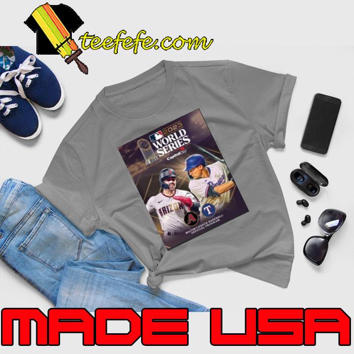 Arizona Diamondbacks Vs Texas Rangers 2023 Major League Baseball Official Program Shirt Unisex Arizona Diamondbacks Vs Texas Rangers 2023 Major League Baseball Official Program Shirt Unisex