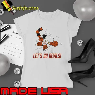Arizona State University Peanuts let’s go devils shirt