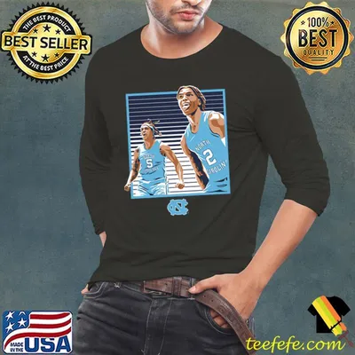 Armando Bacot & Caleb Love Frame It Basketball Player For North Carolina Tar Heels T-Shirt
