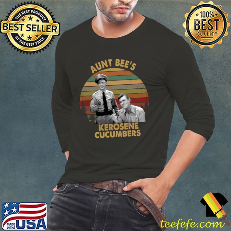 Aunt Bee's Kerosene Cucumbers Andy Griffith Show Vintage T-Shirt Long Sleeve Tee Aunt Bee's Kerosene Cucumbers Andy Griffith Show Vintage T-Shirt Long Sleeve Tee