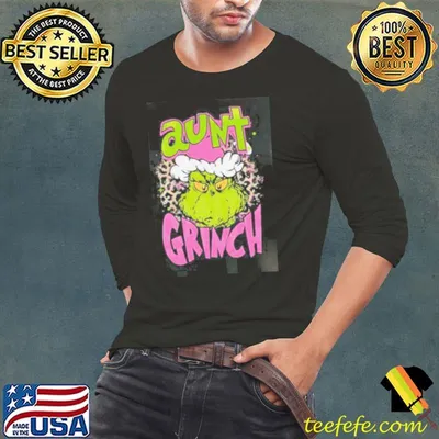 Aunt Grinch Lepoard Shirt