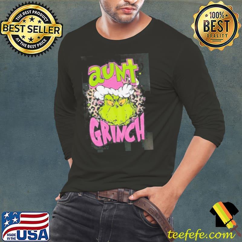 Aunt Grinch Lepoard Shirt Aunt Grinch Lepoard Shirt