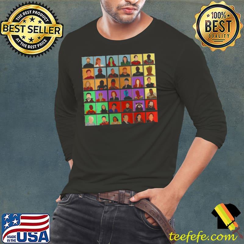 Avengers Marvel Superheros Draw shirt Avengers Marvel Superheros Draw shirt