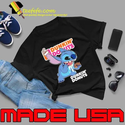 Baby Stitch Dunkin’ Donuts shirt