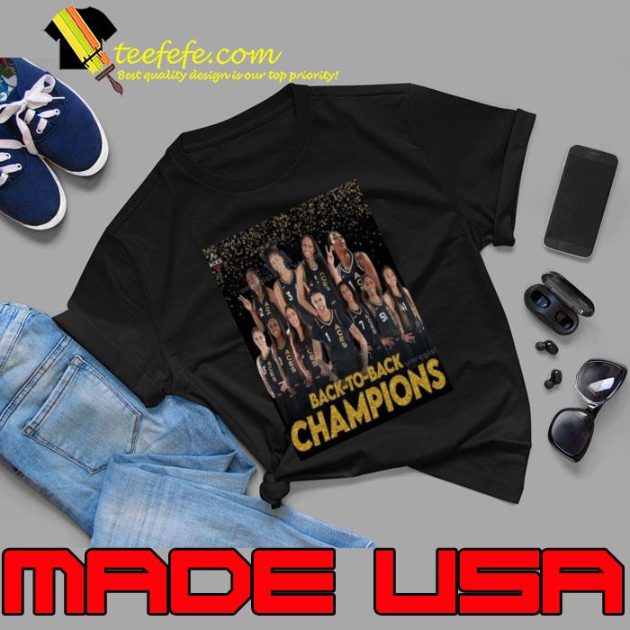 Back To Back WNBA Champs The Las Vegas Aces As 2023 WNBA Champions Shirt