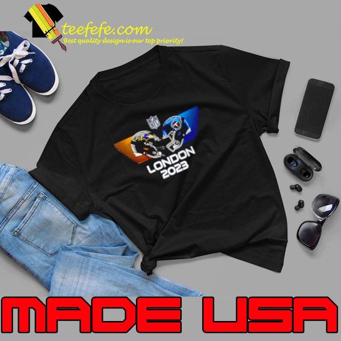 Baltimore Ravens vs. Tennessee Titans 2023 London Game shirt Baltimore Ravens vs. Tennessee Titans 2023 London Game shirt