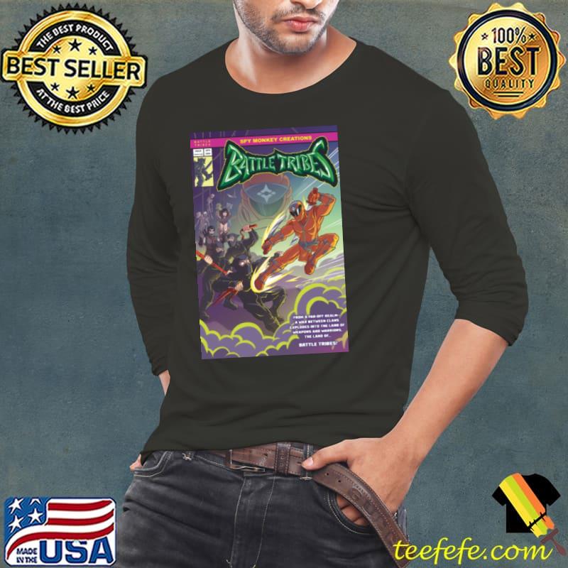 Battle Tribes Enter The Ninja s Long Sleeve Tee Battle Tribes Enter The Ninja s Long Sleeve Tee